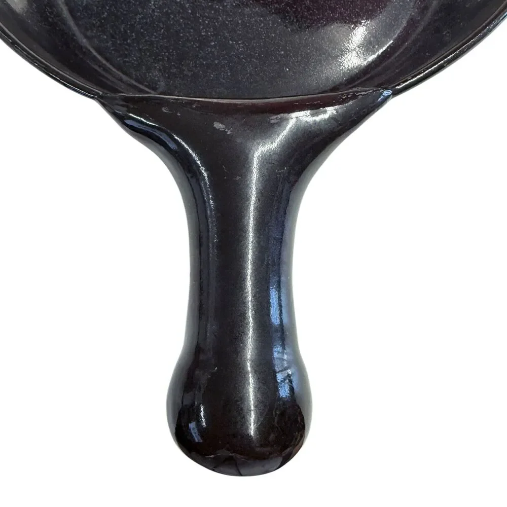 Vintage EJ King Studio Art Pottery Black White‎ 10
